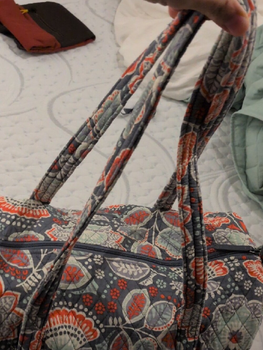 Vera Bradley Quilted Cotton Travel Bag in Nomadic Pattern - EUC - Picture 5 of 12